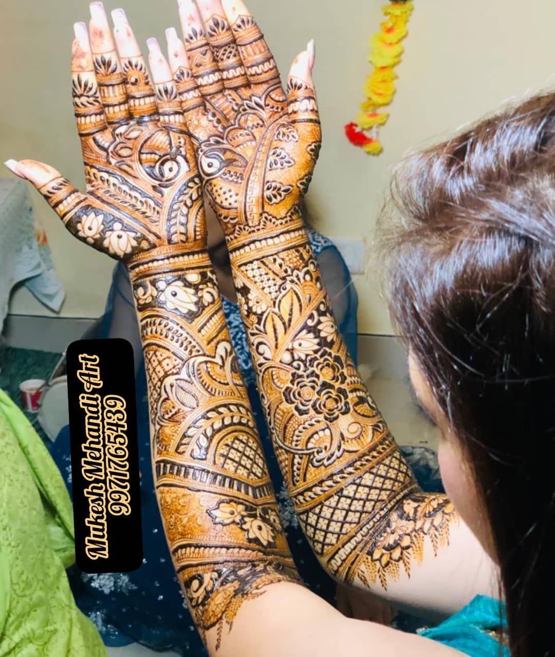 bridal henna design