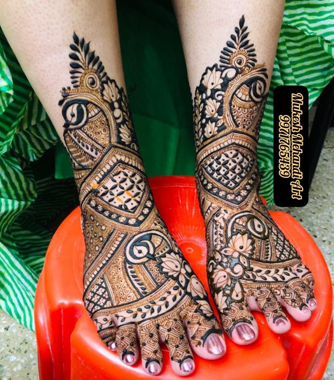 feet henna